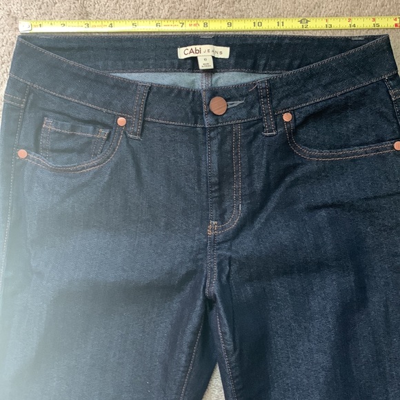 CAbi Denim - CAbi Jeans #203A Dark Wash Blue Denim Boot Cut Stretch Mid-Rise - Size 6 - NWOT